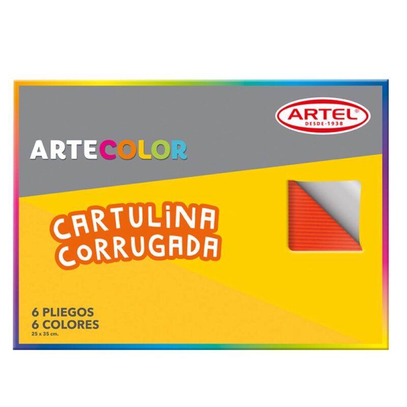 Bolsón artecolor microcorrugado 6 colores artel