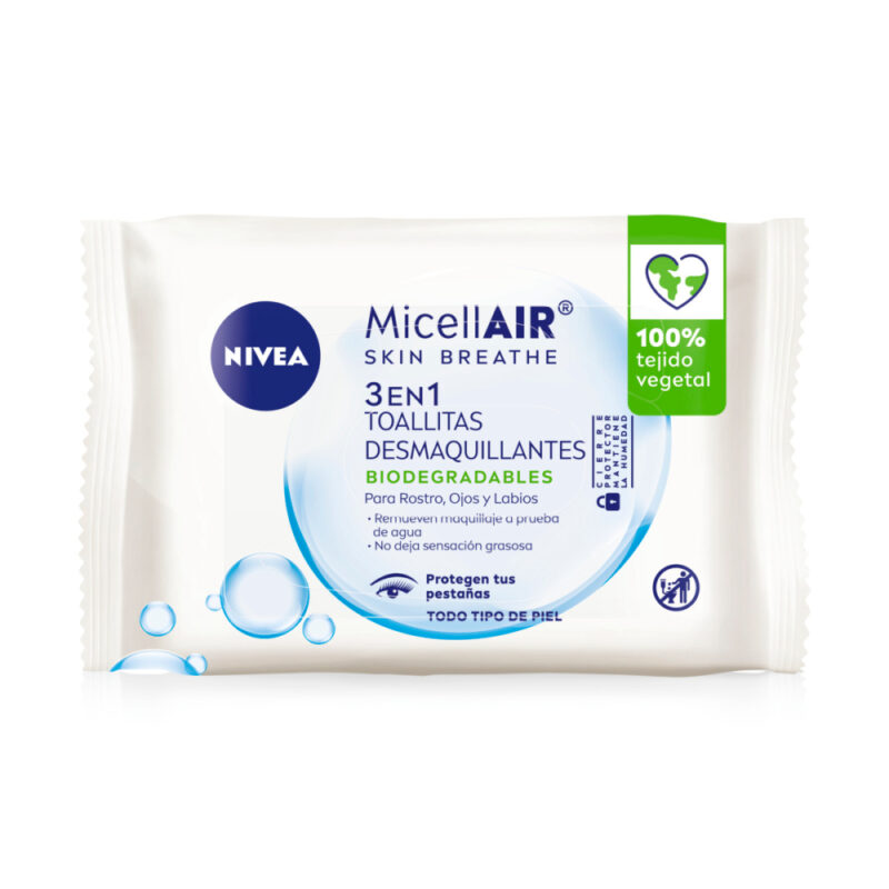 Toallitas desmaquillante Nivea micelares 25 und