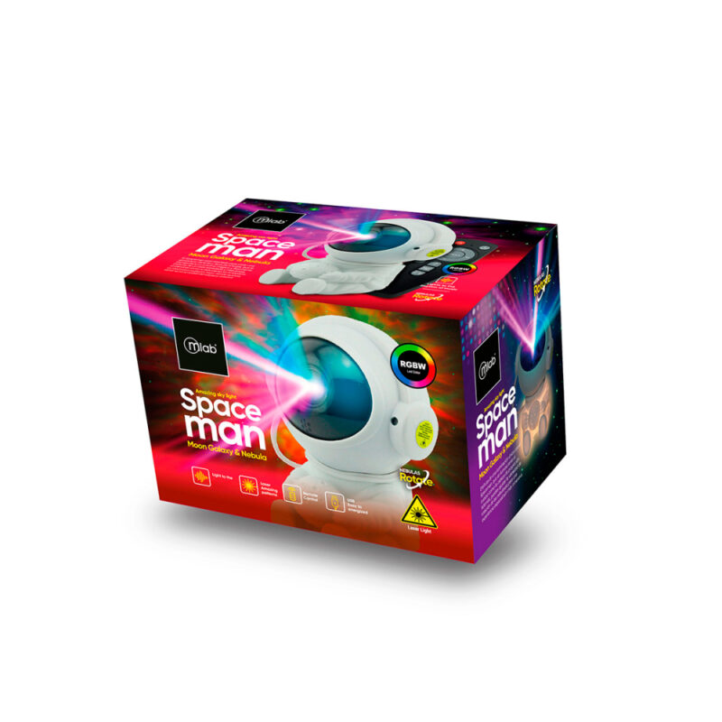 Proyector multicolor led laser Mlab galaxy & nebular