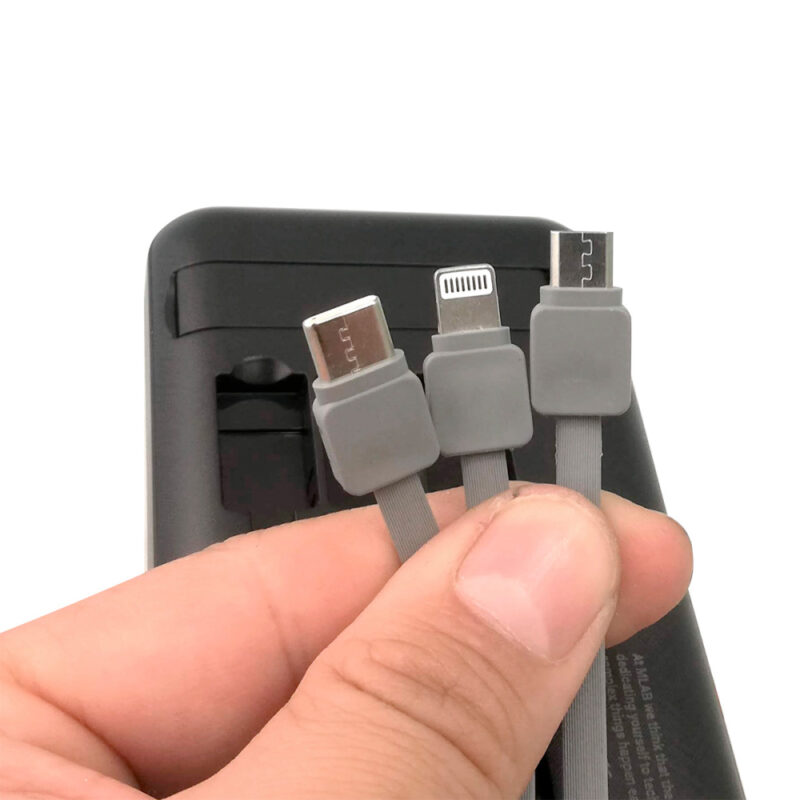 Powerbank Mlab 10.000 con cable incluido 4 en 1