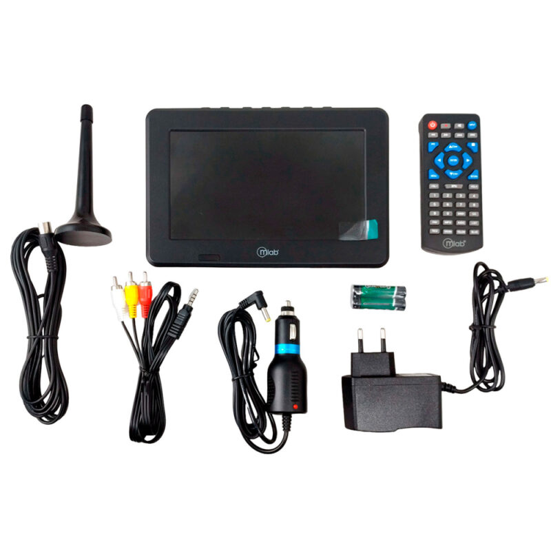 Televisor 7pulg Mlab señal digital ISDB-T
