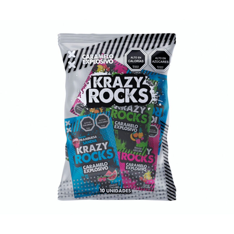 Caramelo explosivo frutal 10ud