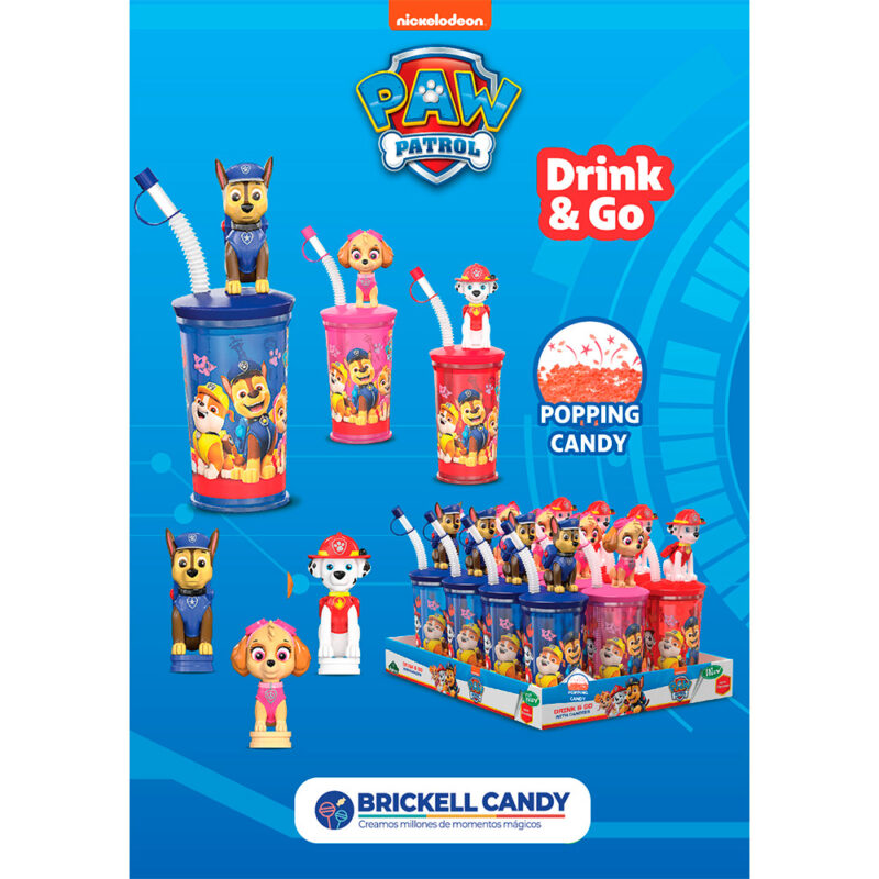 Vaso drink & go Paw Patrol conpopping