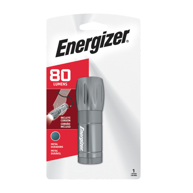 Linterna Energizer compacta metalica 80 lumenes