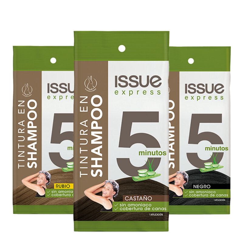 Tintura en shampoo color Issue express 5 minutos