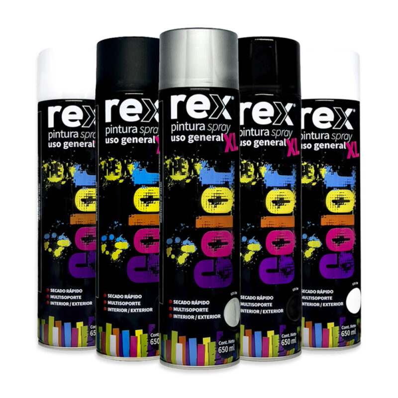 Pintura spray general Rex colores 650ml