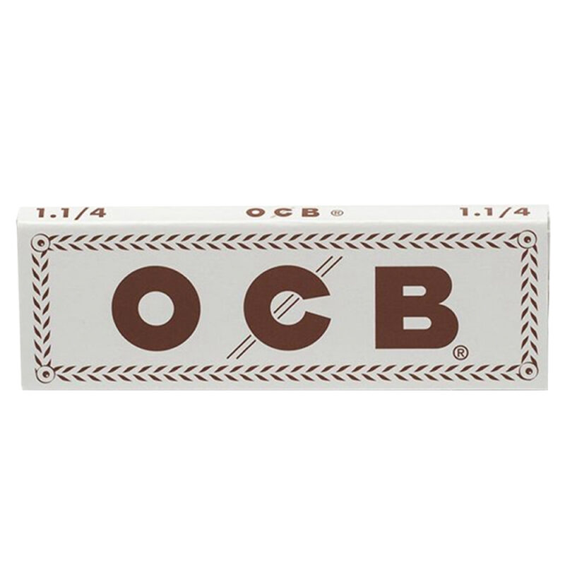 Papel Fumar OCB Blanco 1 1/4 1x25libritos