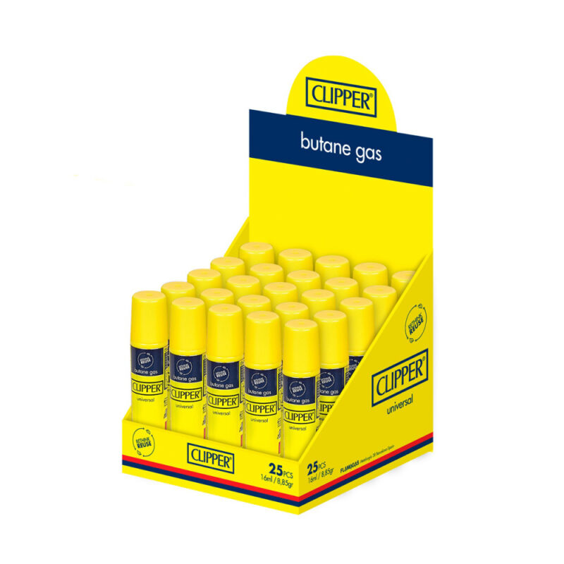 Recarga de GAS CLIPPER x 16ml x 25un