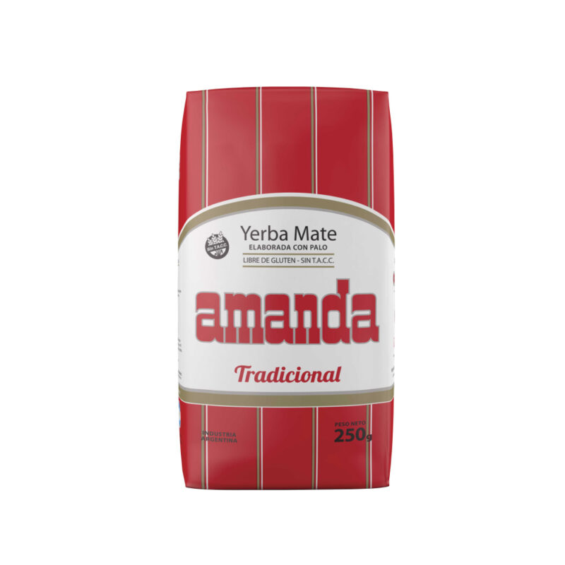 Kit-5x Yerba Mate Amanda Tradicional 250gr