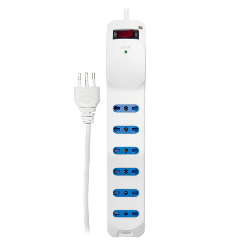 Alargador Macrotel 3 pos con protector sobre voltaje