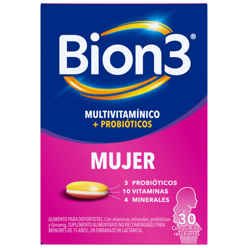 Multivitaminico Bion3 gender mujer 30 comprimidos