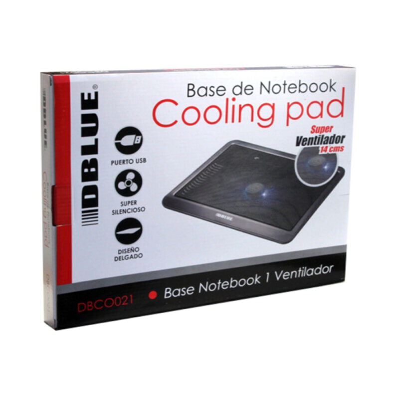 Base Ventilacion Para Notebook Con Luz Led Dblue
