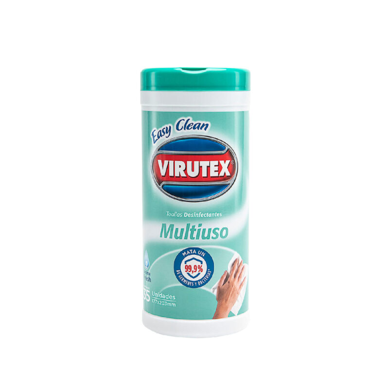 Toallitas desinfectantes baño Virutex multiuso x35ud