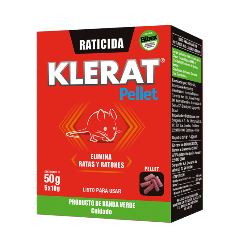 Raticida Klerat pellet 50gr