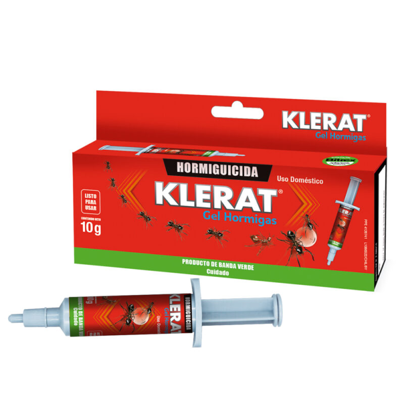 Hormiguicida Klerat gel hormigas x10g