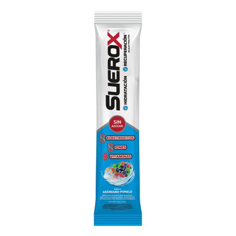 Suerox polvo displayx15ud de 20g